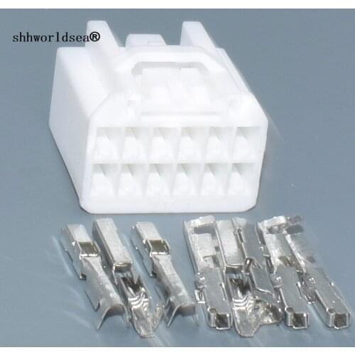 Shhworldsea 12 Pin Car ECU Plug Automotive Computer Cable Socket Female Auto Connector For Nissan