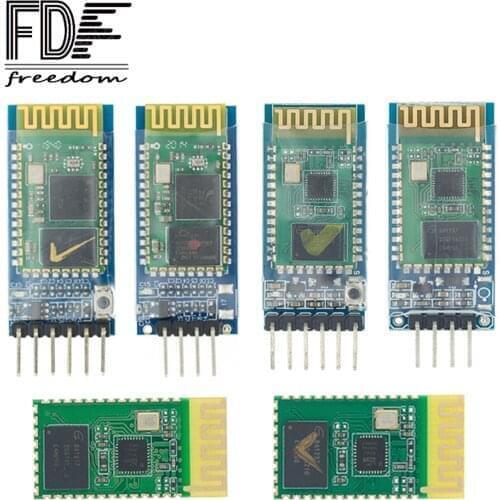 50PCS HC-05/HC-06 JY-MCU anti-reverse integrated Bluetooth serial pass-through module NEW HC-05 HC-06 master-slave 6pin/4pin