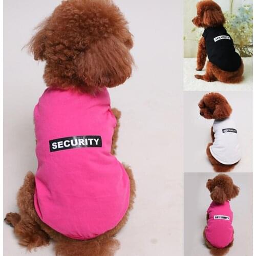 55% Dropshipping!!Dog Vest Letter Printing Round Neck Cotton Two-legged Pet T-Shirt Costume for Summer