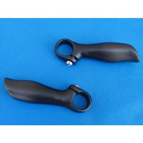 Brand New Full Carbon 3K Matt Bike Handlebar Bar End Toray Carbon Bicycle Cycling Bar End 1 Pair Lightweight
