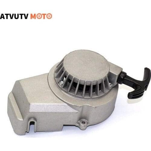 Aluminum Minimoto Easy Pull Starter For 2 Stroke 47cc 49cc Engine Pocket Bike Mini Moto Dirt Bike Crosser Kids ATV Quad