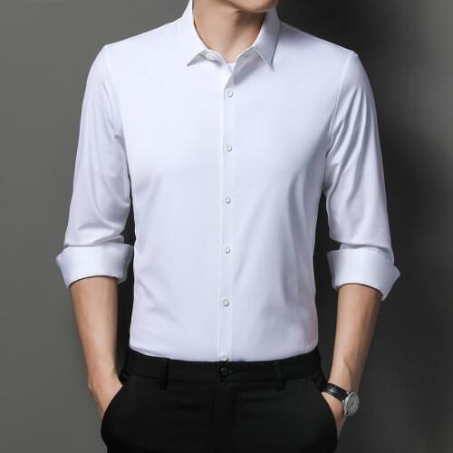 Мужские шелковые рубашки AYUNSUE China At AliExpress