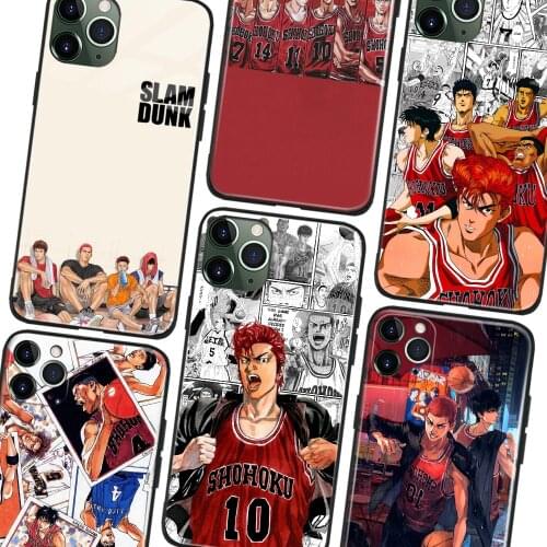 Hanamichi Sakuragi Kaede Rukawa Ryota Miyagi Anime Phone Case for IPhone SE 6s 7 8 Plus X XR XS 11 12 Mini Pro Max Cover Shell