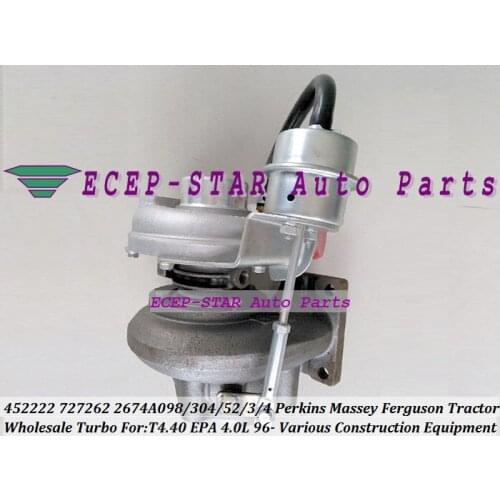 GT2052S 452222-0003 727262-0003 2674A353 2674A354 452222-0002 Turbo For Perkin Various Equipment Massey Ferguson Tractor T4.40