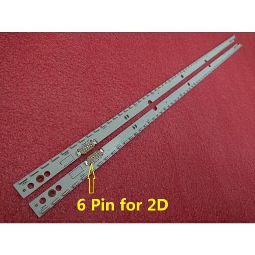 New Kit 2 PCS 60LED 572mm LED backlight strip for Samsung UE46ES5500 SLED 2012SVS46 7032NNB RIGHT60 LEFT60 2D