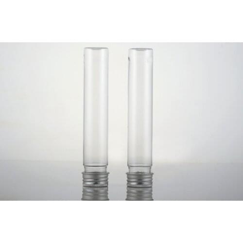 10pcs/lot 65ML clear plastic Cosmetic Mask Tube , Cylindrical candy packing bottles Pet Refillable Bottles