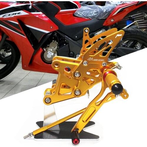 CBR300R CBR250R 2017 2018 Motorcycle Adjustable Footrest Foot Pegs For Honda CBR300R CBR250R 2017 2018 Motorcycle Accessories