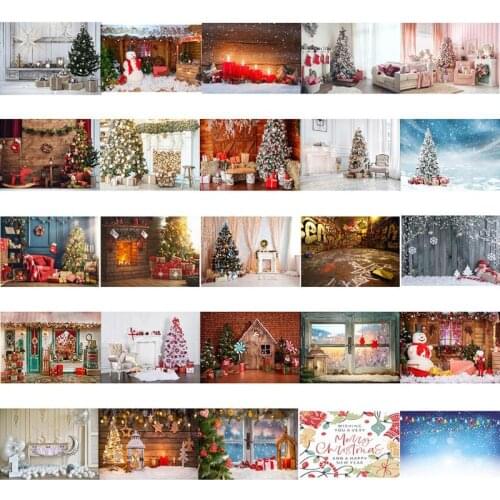 Christmas Photography Background Cloth Xmas Snows Santa Claus Home Decor Photo Studio Fabric Props Wall Hanging Decoration Craft