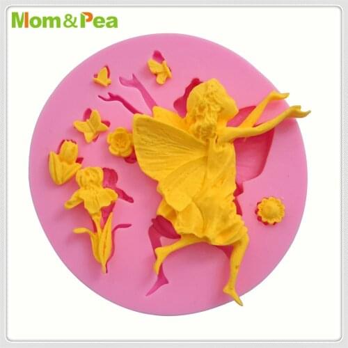 Mom&Pea MPA1993 Elf Silicone Mold Cake Decoration Fondant Cake 3D Mold Food Grade