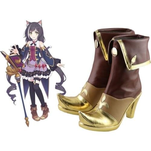 Japanese Anime Princess Connect! Re:dive Momochi Kiruya Kyaru Cosplay Costume Shoes Halloween Christmas Party Lolita Boots