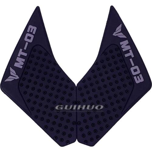 High quality Motorcycle Tank Traction Side Pad Gas Fuel Knee Grip Decal For yamaha MT03