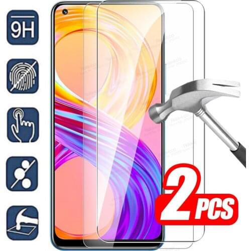 2pcs Protective Tempered Glass For Oppo Realme 8 Pro Screen Protector Real Me Relme Ralme Realmi 8 Realme8 4G 5G 8Pro Armor Film