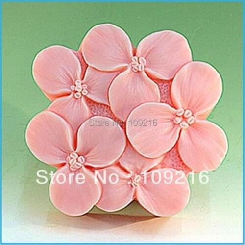 1pcs Lilac (50234) Silicone Handmade Soap Mold Crafts DIY Mold