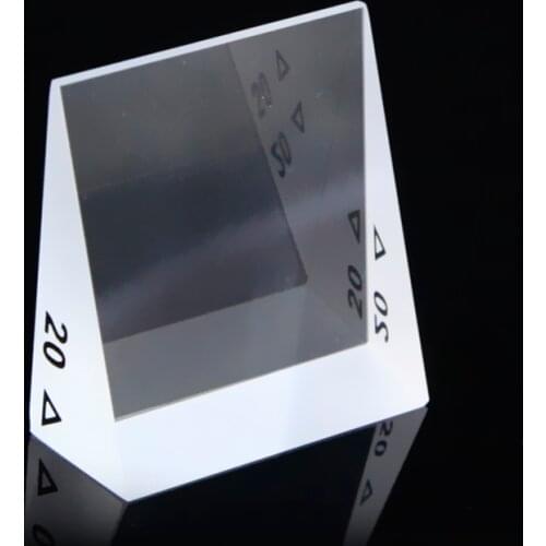 40mm High-precision Ophthalmic Strabismus Correction Rhomboid Prism Customized Wedge Prism Optical Glass Block Right-angle Prism