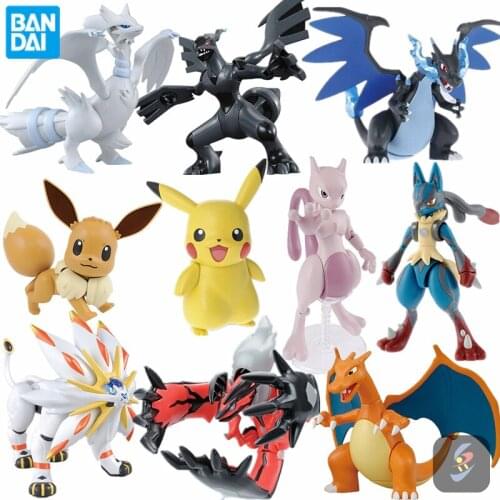 Bandai Assembled Model Pokemon Pikachu Mewtwo Charizard Mew Figure