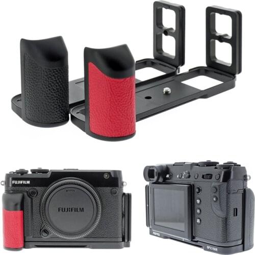 Peipro Aviation alloy aluminum quick Release L-plate bracket camera Hand Grip for FUJIFILM GFX-50R/GFX50R L-plate cameras