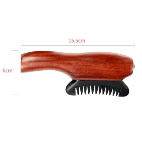 Moxibustion massage Electric hot stone comb head treatment instrument massager breast dredge head massage apparatus