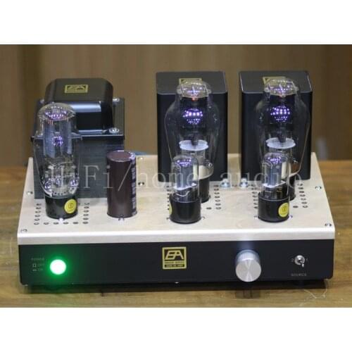 Hot sell! 300B single-ended pure class A fever tube power amplifier DIY kit, output power: 8W, input sensitivity: 300mV
