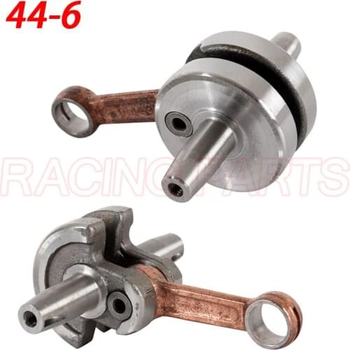 Motorcycle engine Crankshafts For 49cc 2 stroke Heavy Performance Pull Circle Semicircular Crankshaft Crank Shaft Gas Mini Pocke