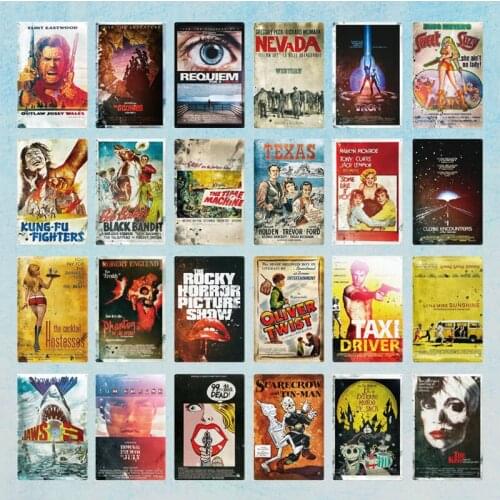 Vintage Movie Metal Poster Metal Sign Plaque Tin Sign Bar Pub Club Wall Decor Retro Home Decor Decorative Plate Film Poster