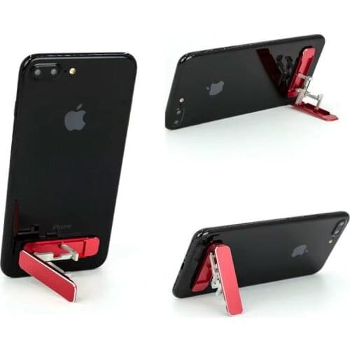 Invisible Mini Foldable Phone Holder Aluminum Alloy Phone Holder Mobile Phone Stand Fold Cellphone Support for IPhone Xiaomi