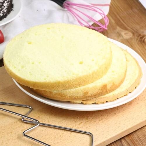 Cake Cutter Slicer Kitchen Accessories Stainless Steel Butter Bread Divider Pastry Knife Adjustable 2 Line Kitchen Baking Tools