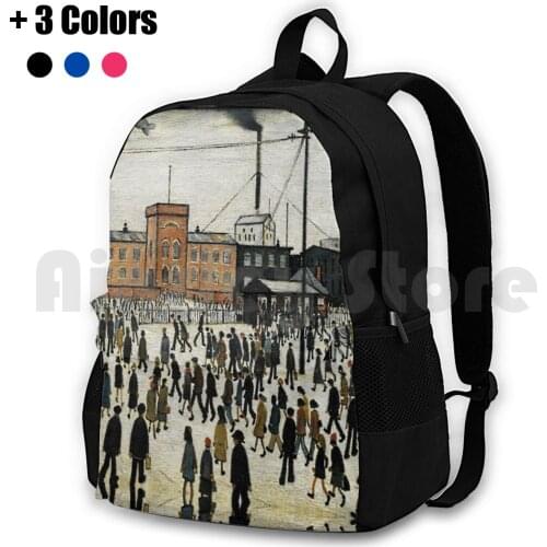Going To Work Laurence Stephen Ls Lowry Outdoor Hiking Backpack Riding Climbing Sports Bag Going To Work Industry England