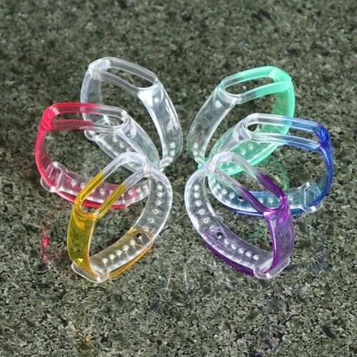 Transparent Strap For Xiaomi Mi Band 5 4 3 Wristband Bracelet Replacement For Xiaomi Band 4 MiBand 5 4 3 Band Wrist Accessories