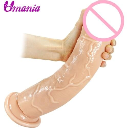 Realistic Dildo With Super Strong Suction Cup Erotic Jelly Dildo Sex Toys for Woman Artificial Penis G-spot Simulation