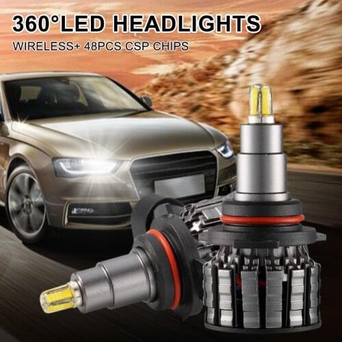 Top H7 Car LED Headlight H8 H11 9005 9006 Headlight Bulb 5-30V 18000LM 6000K White Car Light Bulbs Automobiles Auto Head Lamp