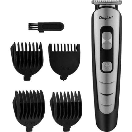 Stainless Steel T Blade Hair Clipper Cordless Hair Trimmer Strong Motor Hair Cutting Machine Beard Trimmer Professional Barber