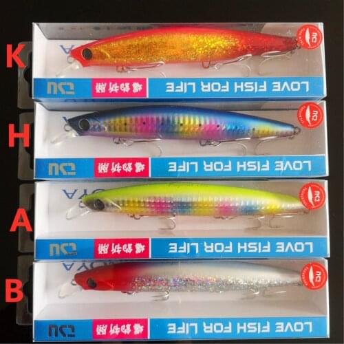 TSURINOYA 4PCS 13.5cm 26.4g Saltwater Sinking 0.5-2m dw109 Minnow Tungaten Weight Fishing Lure Seabass Hard Bait