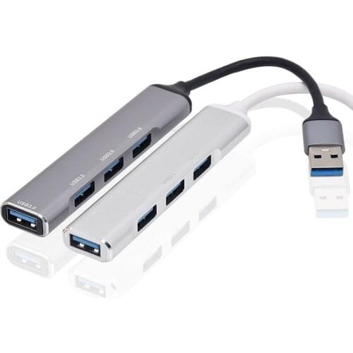 USB Hub High Speed 4-Port USB 3.0 2.0 Hub Splitter 5Gbps for Laptop Computer Accessories Multiport HUB 4 USB 3.0 2.0 Adapter
