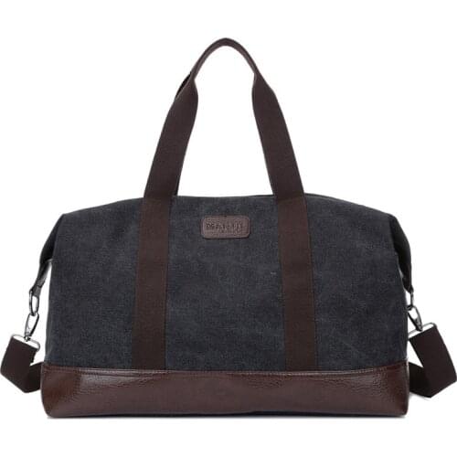 Waterproof Travel Bag Mens Handbag Canvas Large Capacity Travel Duffle Multifunction Tote Casual Crossbody Bags