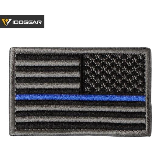 IDOGEAR Tatical Patch Hook and Loop USA Flag Military Airsoft Duty Combat Gear US Flag Military Patch Badges Combat Gear Right