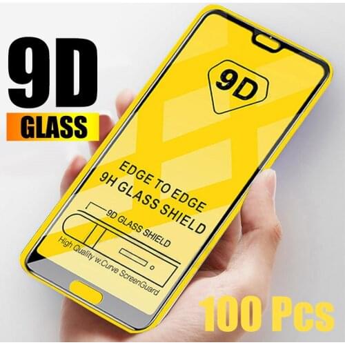 100pcs 9D Tempered Glass Full Glue Cover For OPPO Realme 8 Pro GT NEO V11 V13 V15 C21 Reno 6 5 5K 5Z 5F Film Screen Protector