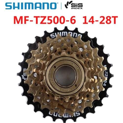 SHIMANO MF TZ500 6 Speed Cassette Freewheel 14-28T For MTB Road Cycling Bike Bicycle Parts