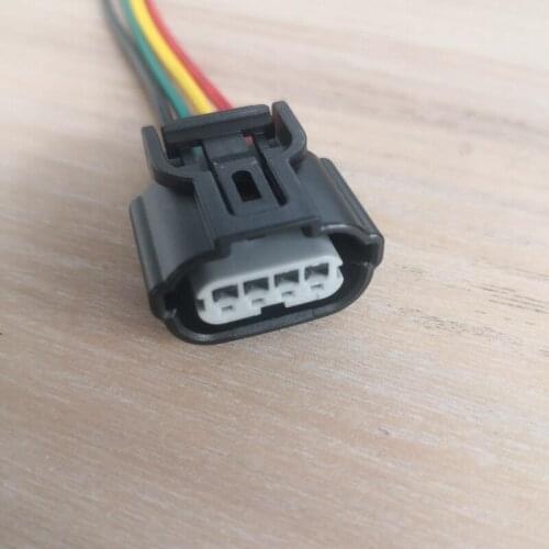 4 Pin Idle Air Control Valve Sensor Electrical Plug Connector With Wire Harness Pigtail For Honda 6189-6948