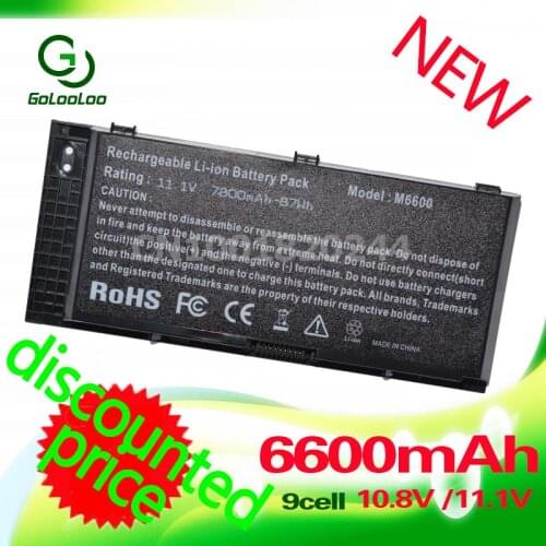 Golooloo 11.1v Laptop Battery for DELL Precision M6600 M6700 M4600 M6800 M4800 M4700 FJJ4W FV993 T3NT1 OTN1K5 N71FM R7PND PG6RC