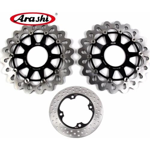 Arashi 1 Set For HONDA CBR1000RR 2006 2007 CBR 1000 RR Floating Front Brake disk & Rear Brake Disc Rotor CNC Aluminum