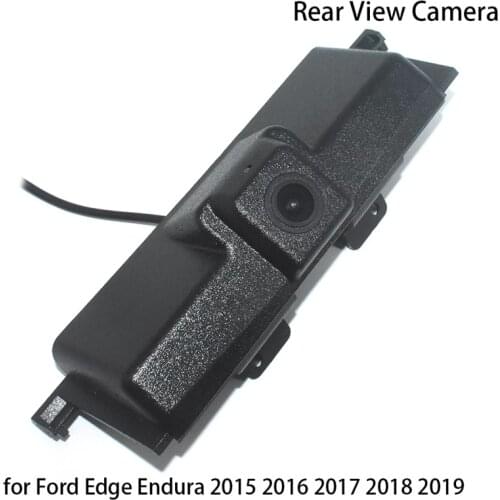 Car Rear View Reverse Back Up Parking Trunk Handle Waterproof Camera for Ford Edge Endura 2015 2016 2017 2018 2019