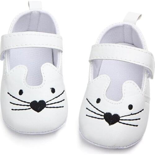 Baby Girls First Walkers Newborn Shoes Cute Bunny Infant Prewalker Soft Anti Slip Toddler Girls Princess Shoes