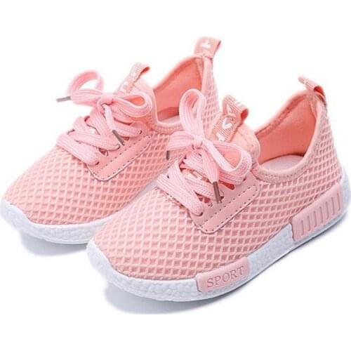 Spring Autumn Kids Shoes 2018 Fashion Mesh Casual Children Sneakers For Boy Girl Toddler Baby Breathable Sport Shoes