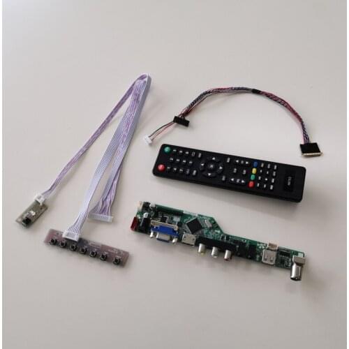 For N134B6-L03/L04 WLED LVDS 40Pin 13.4" 1366*768 VGA USB AV RF T.V56 display controller drive card laptop panel DIY kit