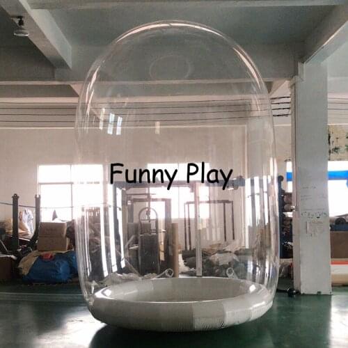Giant inflatable dancing globe for event show Transparent Inflatable Clear Camping bubble Tents show room