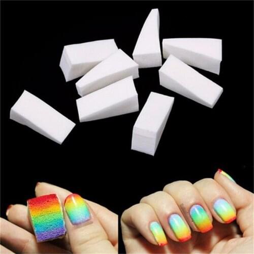 Hot nail tools necessary DIY creative gradient sponge block star nail sponge seal 8PCS/lot