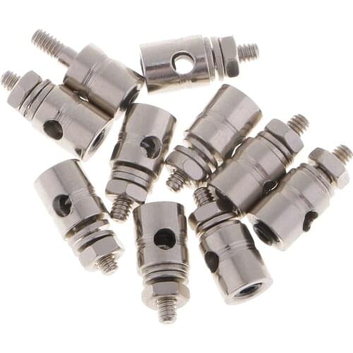 10pcs Pushrod Linkage Stopper Servo Connector for RC Plane Helicopter Parts