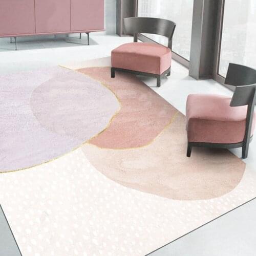 Nordic carpet livingroom washable Large Size geometric Printed rug Modern Luxury Printing Floor mat bedroom home tapis salon