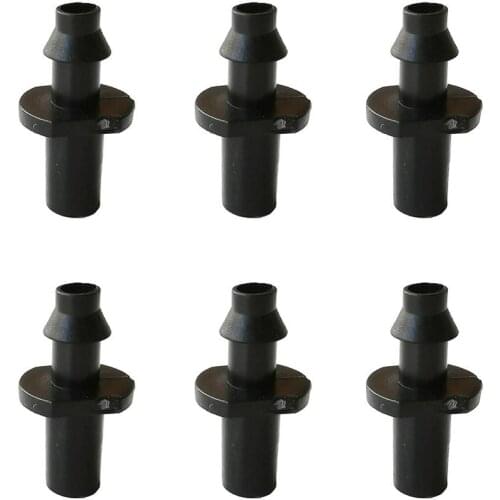 50Pcs 4/7mm Hose Single Barb Connector Garden Greenhouse Irrigation System Fittings 6mm Nozzle Connector