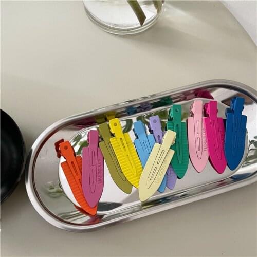 1pc No Bend Seamless Hair Clips Side Bangs Fix Fringe Barrette Makeup Washing Face Accessories Women Girls Styling Hairpins